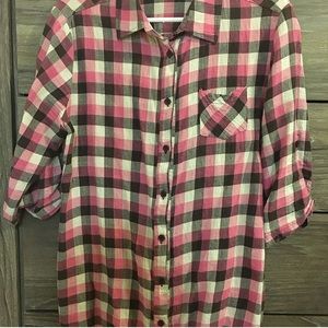 Plaid Cardigan